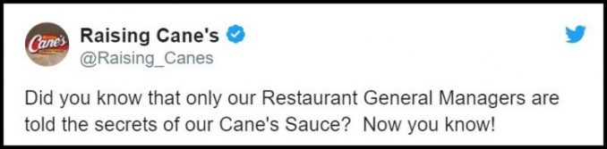 Fired Employee Shares Raising Cane's Famous Secret Sauce Recipe