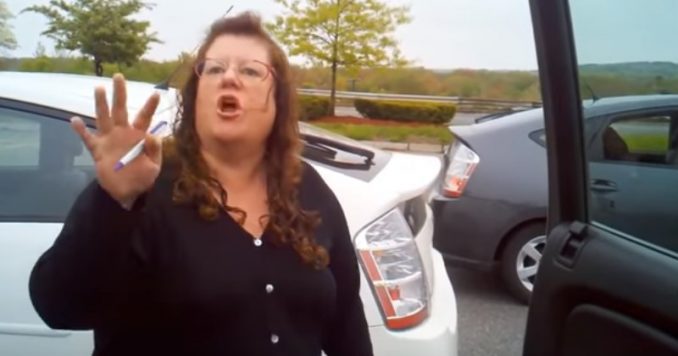 Prius Owner Freaks Out After Seeing A Couple In A Diesel Truck