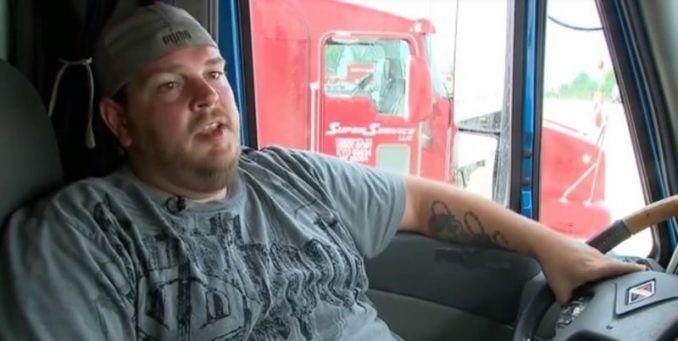 Cop Pulls Over Truck Driver Brian Miner For 'Illegal Use Of Horn'