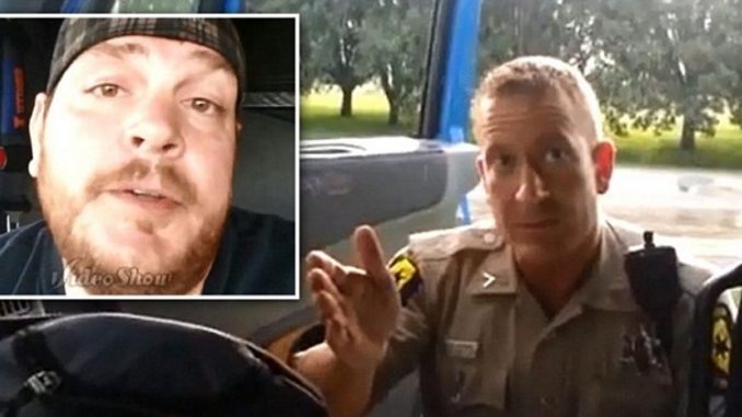 trucker vs cop feat