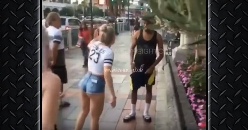Video Man Grabs Womans “flawless” Butt Gets Dropped Hard 8223