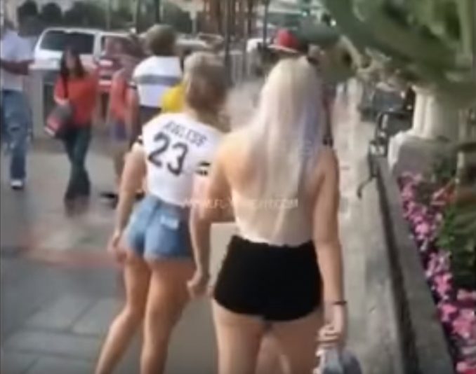 Man Grabs Woman's Butt, Then One Minute Later — BOOM!