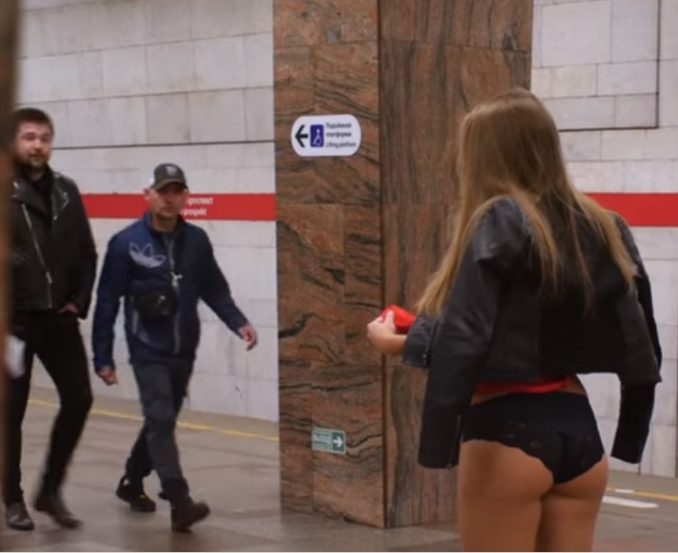 Anna Dovgalyuk Shows Her Panties In Public – Offers Odd Reason For Doing It