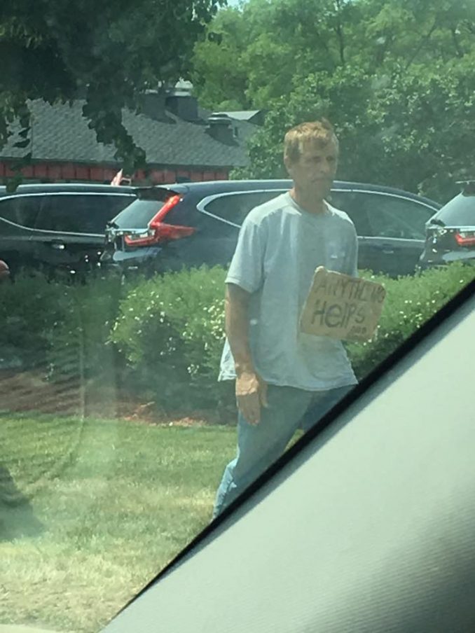 Brett Paulson Attacks Panhandler, You'll Understand Why When You Read The Sign