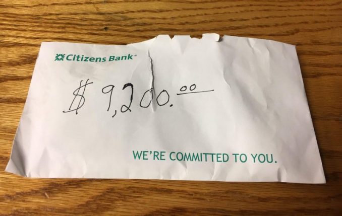 Woman Hands Police Citizens Bank envelope — Now They're Looking For Her