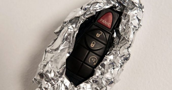 If You See A Key Fob Wrapped In Tin Foil, Here's What You Should Know