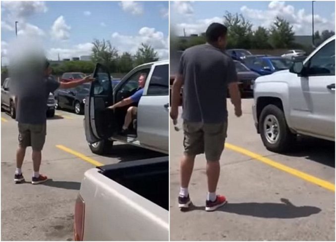 Dale Robertson Attacks Indian Couple In A Walmart Parking Lot