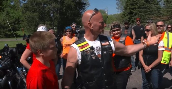 Bikers Storm Neighborhood Looking For Zane Omlid, Who Was Bullied