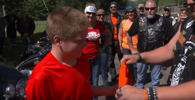 Bikers Storm Neighborhood Looking For Zane Omlid, Who Was Bullied