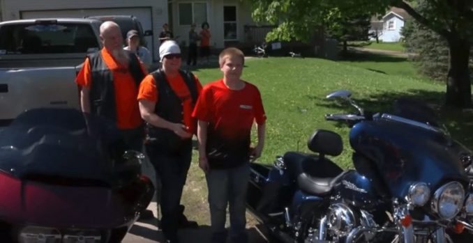 Bikers Storm Neighborhood Looking For Zane Omlid, Who Was Bullied