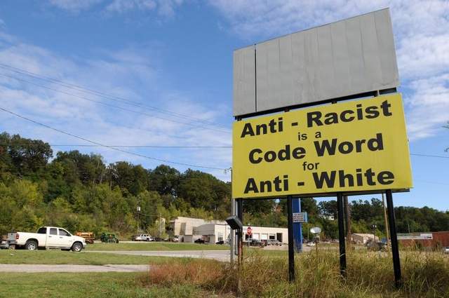 White Pride Billboard