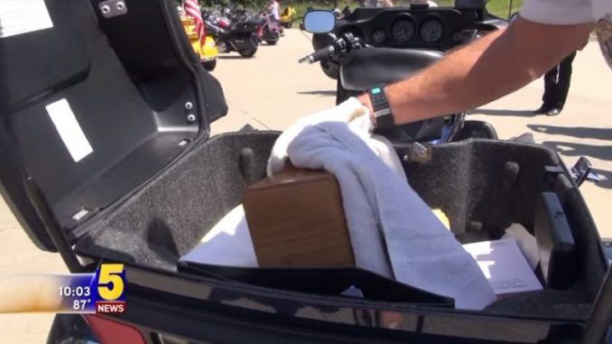 Marine Johnathan Turner Remains Transported By Bikers
