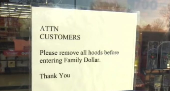 Family Dollar Puts Sign With Racist Request In Store Window