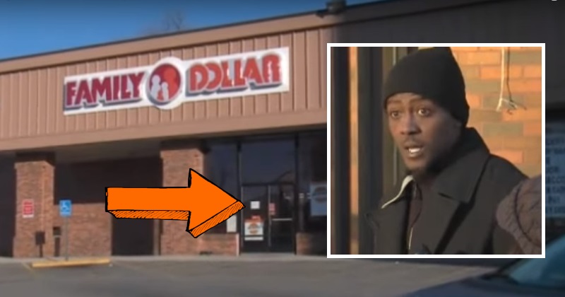 Family Dollar Puts Sign With ‘Racist’ Request In Window, Outrage Ensues