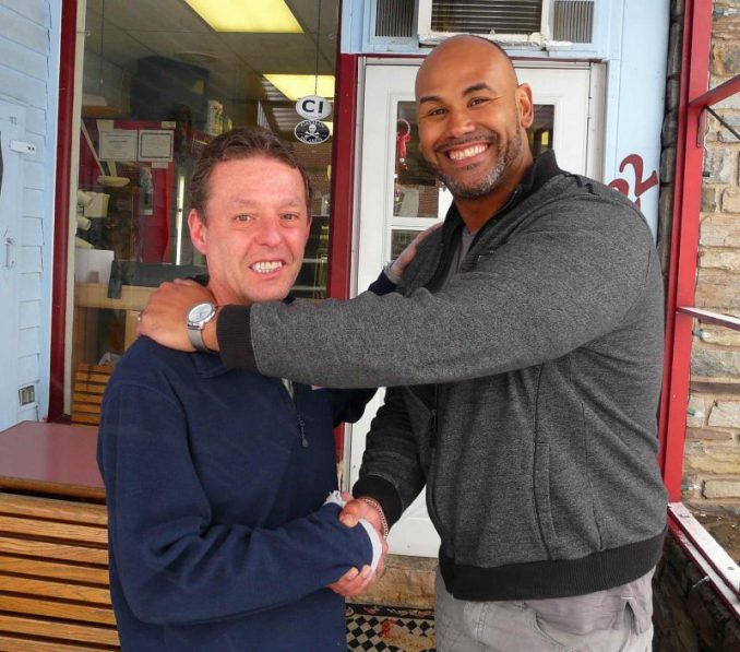 NJ Shop Owner Hangs White History Month Sign In Store Window