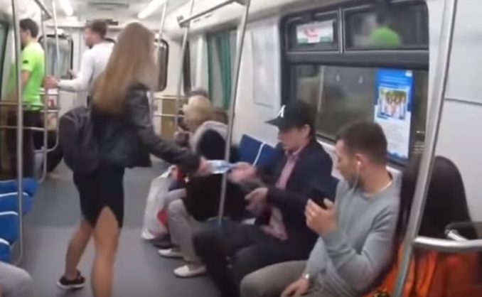 Anna Dovgalyuk Attacks Men On Subway, Offers Odd Reason For Doing It
