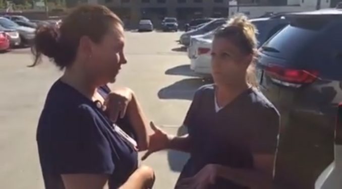 Sara Putman Caught Scouring Donation Bin, Fellow Nurse Offers Help