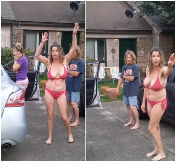 Bikini-clad Mom Gets Body Shamed By Neighbor, Unleashes Racist Tirade
