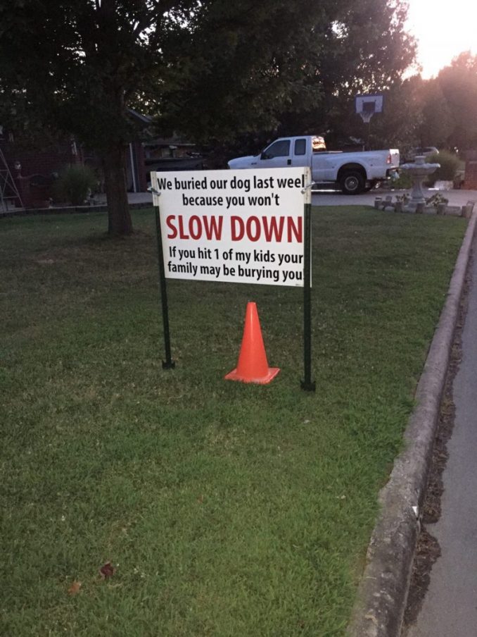 Kevin Jackman: Dog Gets Hit By Car, Puts Up Bold Sign