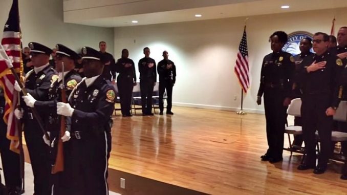 Assistant Chief of Police Anita Najiy Refuses Pledge Of Allegiance