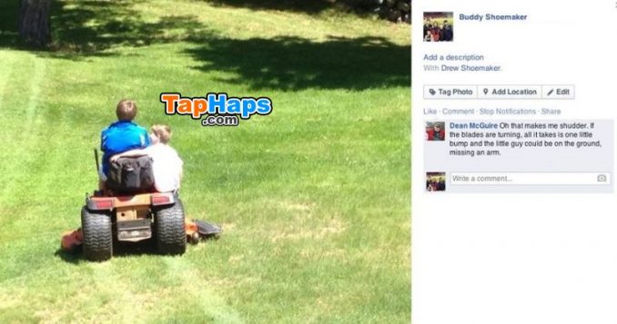 Dad snaps photo of boys mowing lawn drives to er 30 minutes later | us news