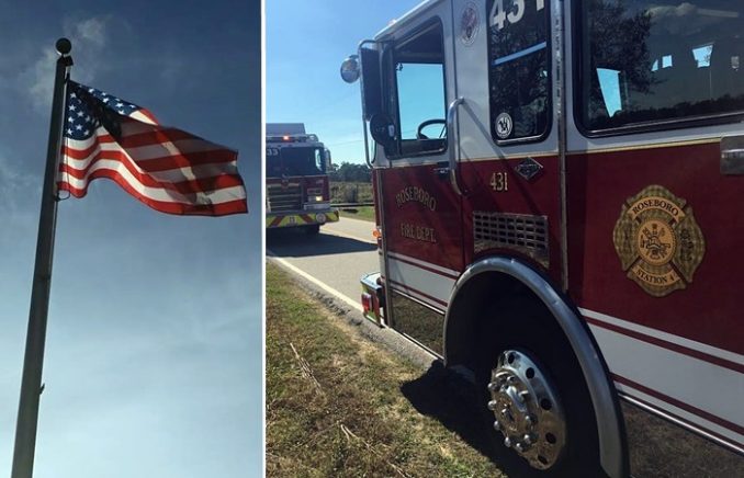 Roseboro Fire Department North Carolina Chaplain Bobby Herring