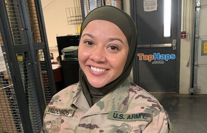 Cesilia Valdovinos Muslim Army Soldier Demands To Wear Hijab
