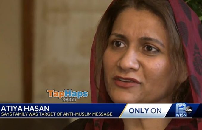 Atiya Hasan Wisconsin Muslim Family In Tears Victims Of Hate Message Stamped On One Dollar Bill