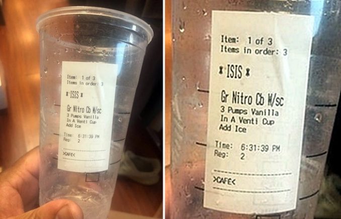 Niquel Johnson Muslim Customer Sees Islamophobic Insult On Starbucks Cup Demands Compensation