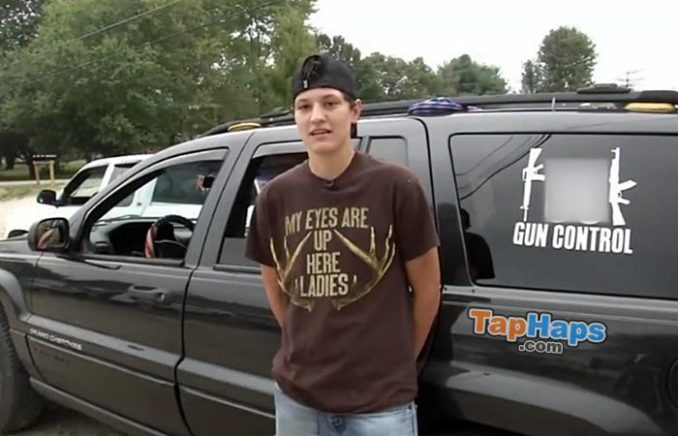 Nicholas Ennis Tennessee Man Ticketed For Offensive Gun Control Sticker On Truck Window