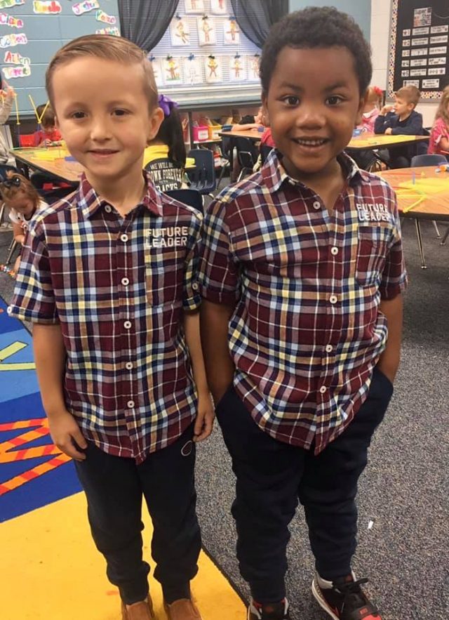 Britney Tankersley Kindergartner Tells Mom He Has A Twin At School So Teacher Sends Her A Photo And She Breaks Down