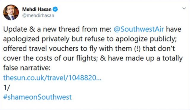 Medhi Hasan Muslim Woman Demands Seat Change Airline Threatens To Escort Her Off Plane