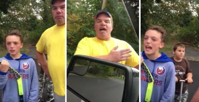 Dominick Lobifaro Man And His Young Son Harass Hunter In Tearful Profanity Laced Video