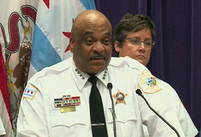 Chicago Police Superintendent Eddie Johnson