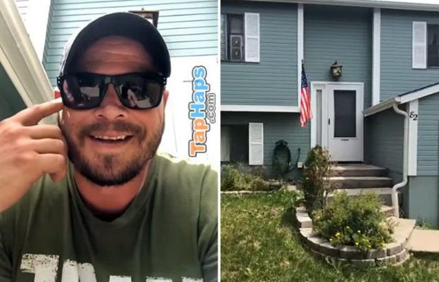 Justin Schroeder Neighbor Demands Veteran Remove Hate Symbol On His Porch Threatens Force