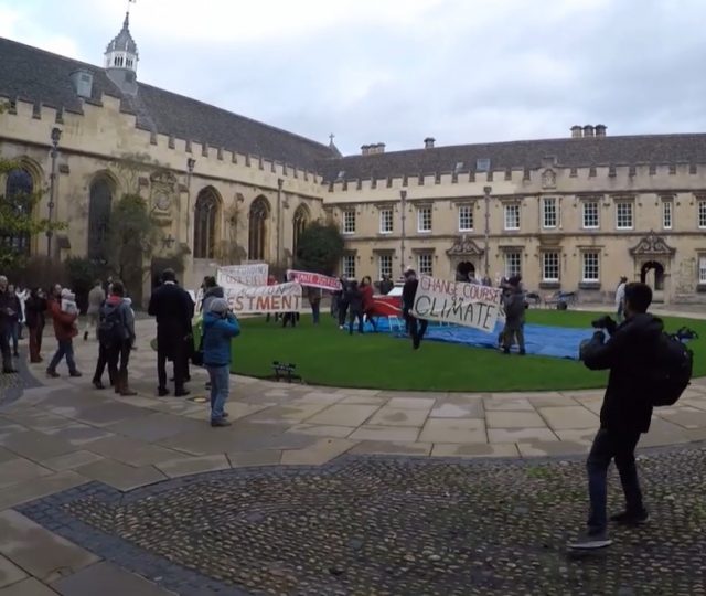 Andrew Parker Students Demand School Sell Its Stock In Fossil Fuels Professor Counters