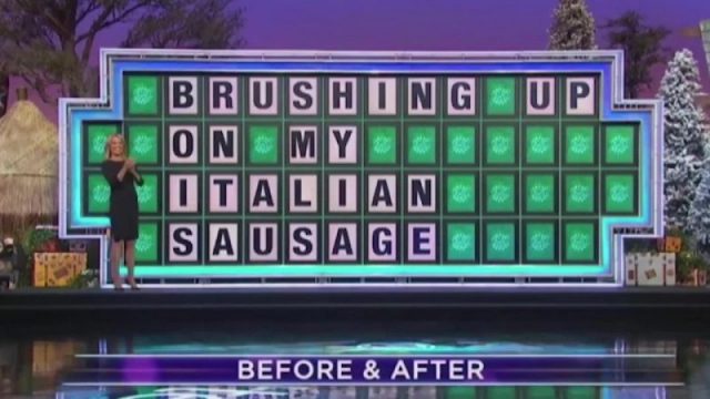 Wheel of Fortune Italian Sausage