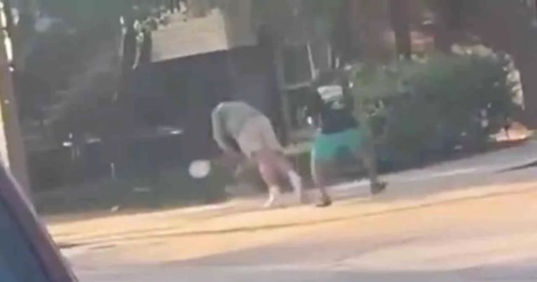 VIDEO: Man Bashed In Head With Bricks, Falls Face-First To Sidewalk