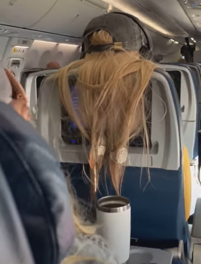 WATCH Furious Plane Passenger Gets Even After Woman Blocks View