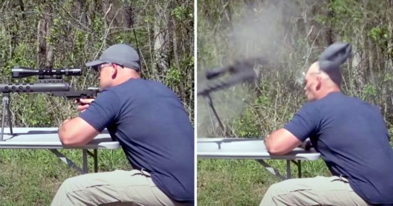 VIDEO: Man Sustains Horrific Injuries After His Rifle Exploded