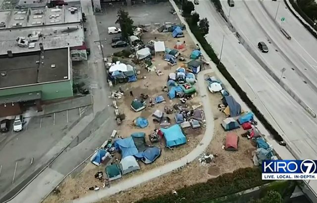 homeless camp