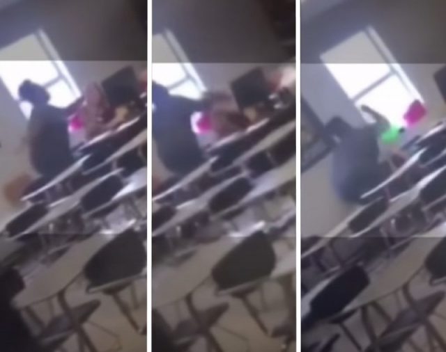 Students record video as disabled teacher is brutally attacked | us news