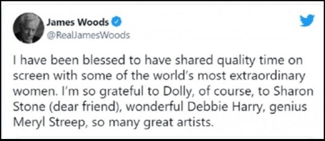 Dolly parton takes a stand says how she feels about james woods | us news