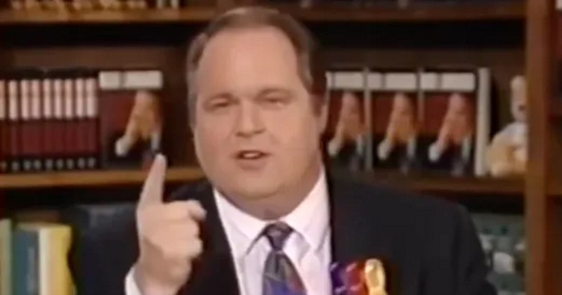 Video: Rush Limbaugh Obliterated Woke Virtue-Signaling In 1993