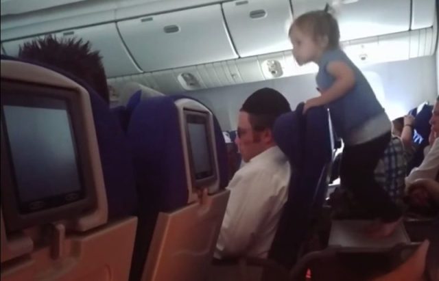 toddler terrorizing plane passengers